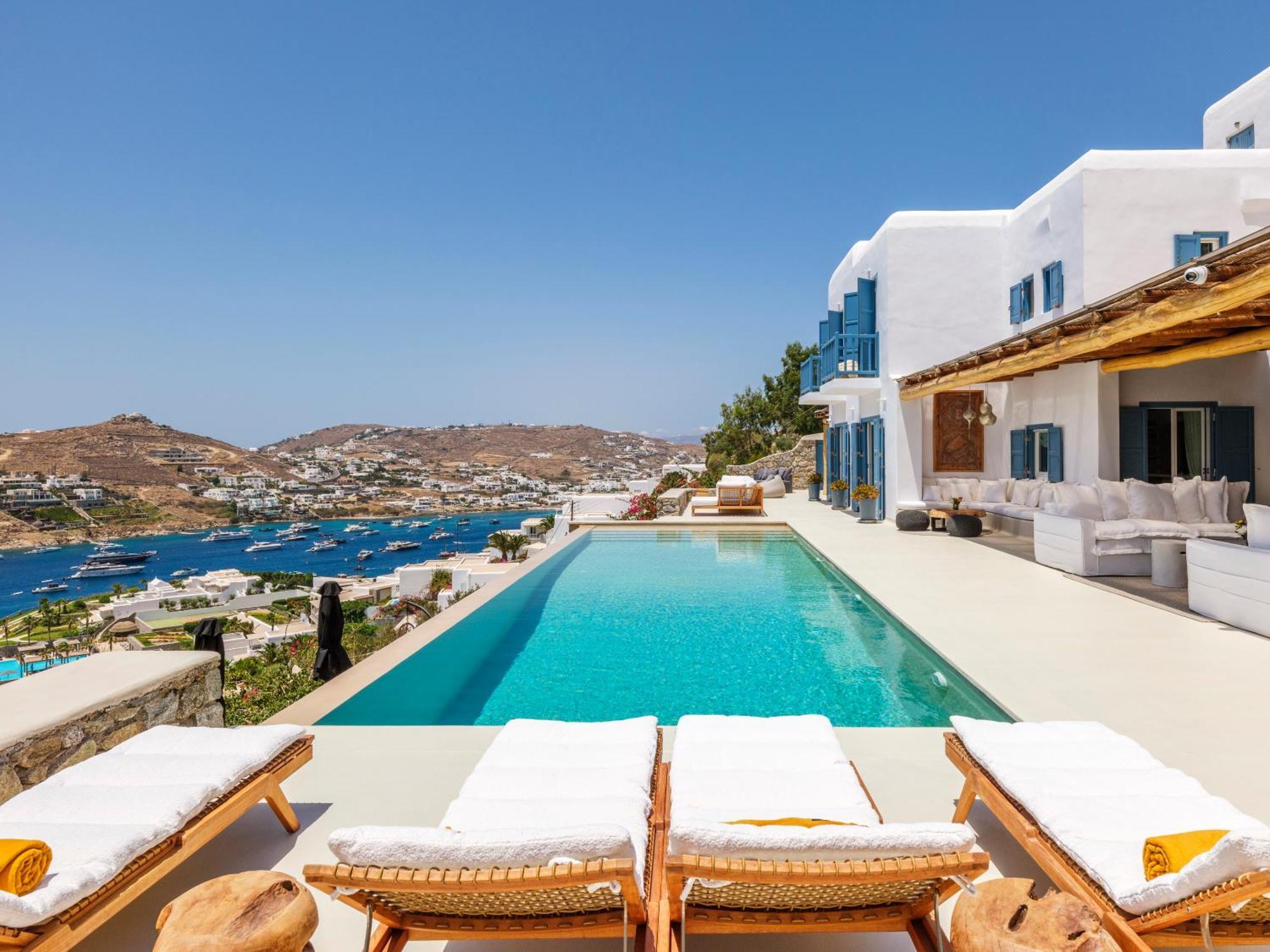 V&V Guest House - Luxury Suites Ornos  Exterior photo